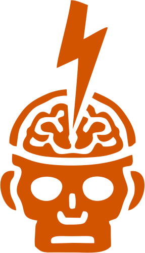 Iconography representing the special attack ability of psychological type (inspire terror) in the game.