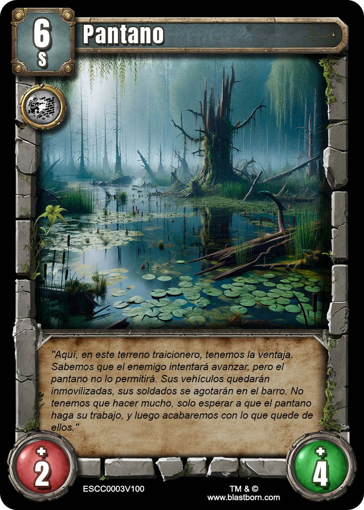 Carta de ejemplo (código:ESCC0003V100) pantano.