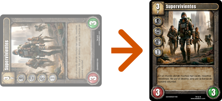 Example of an inactive card