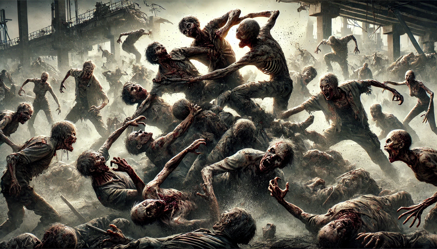 Two groups of mutants from different strains, each controlled by a hive mind, clash in a fierce battle to prove which is the fittest. The fight is ruthless, with brutal blows and improvised weapons.