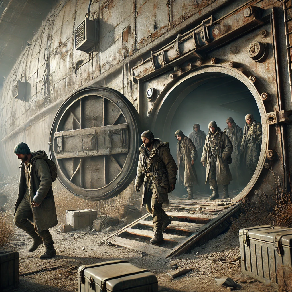 Un grupo de supervivientes abandona el búnker que les sirvió de refugio y hogar durante el apocalipsis. Tras años de aislamiento, finalmente ha llegado el momento de enfrentar el nuevo mundo que les espera fuera, incierto y lleno de desafíos.